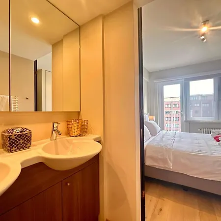 Vue Mer, Famille, Télétravail, Chiens Admis&garage Apartamento Knokke-Heist