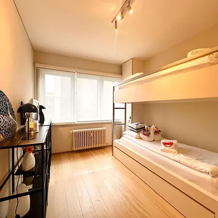 Vue Mer, Famille, Teletravail, Chiens Admis & Garage Lägenhet Knokke-Heist